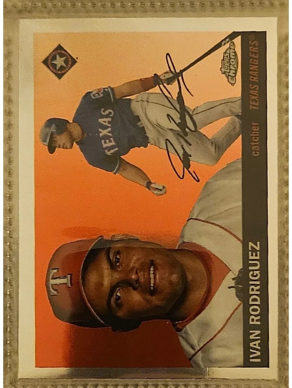 Ivan Rodríguez (HOF) 2025 Topps Chrome Platinum #494 - Texas Rangers